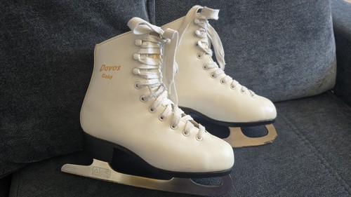 Schlittschuhe graf davos gold - schlittschuhe,