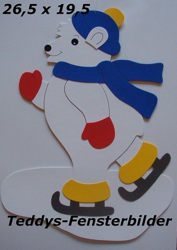Teddys fensterbilder 814 - teddys,