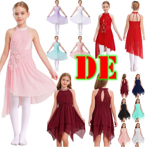 Mädchen glitzer tanzkleid - mädchen,