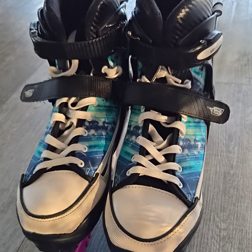 Schlittschuhe blau schwarz - schlittschuhe, blau/schwarz