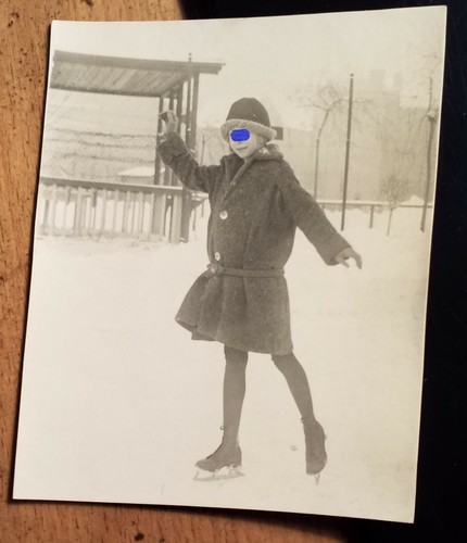 Mädchen auf dem eis - dem,