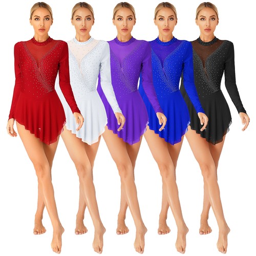 Damen figur eislaufen kleid - damen,