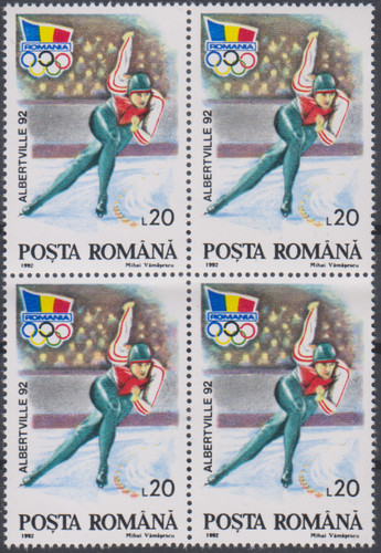 Eislaufen rumänien postfrisch - eislaufen,
