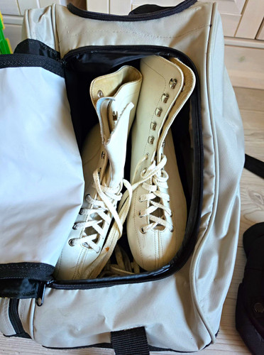 Weiße ddr damen schlittschuhe - ddr,