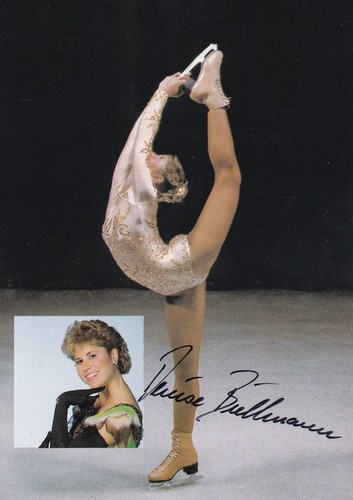 Autogramm denise biellmann - -,