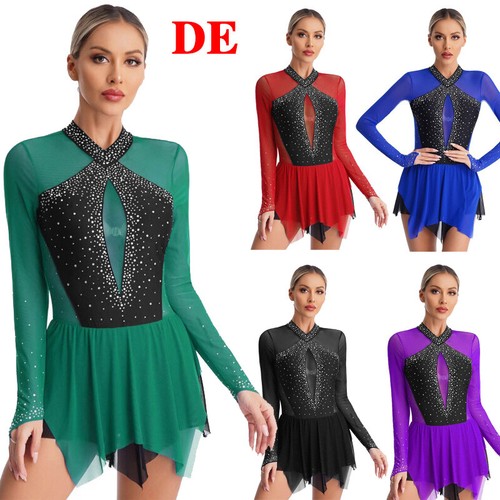 Damen eiskunstlaufkleid - damen,