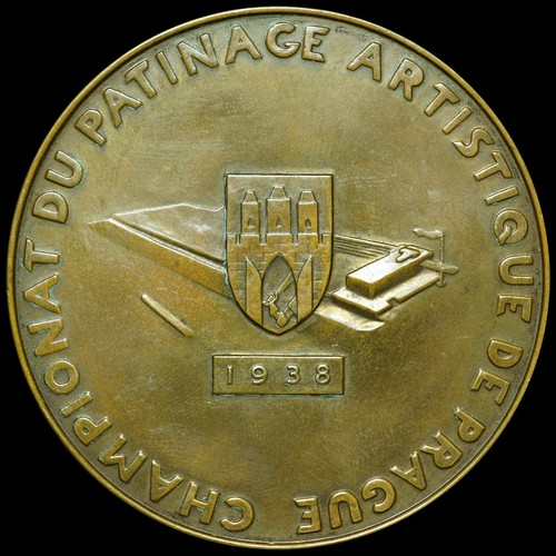 Eiskunstlaufen medaille 1938 - medaille,